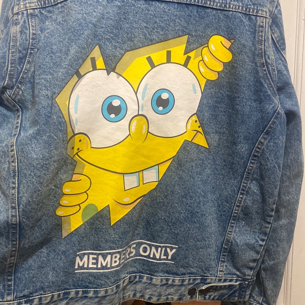 Members Only X SpongeBob Jean Jacket